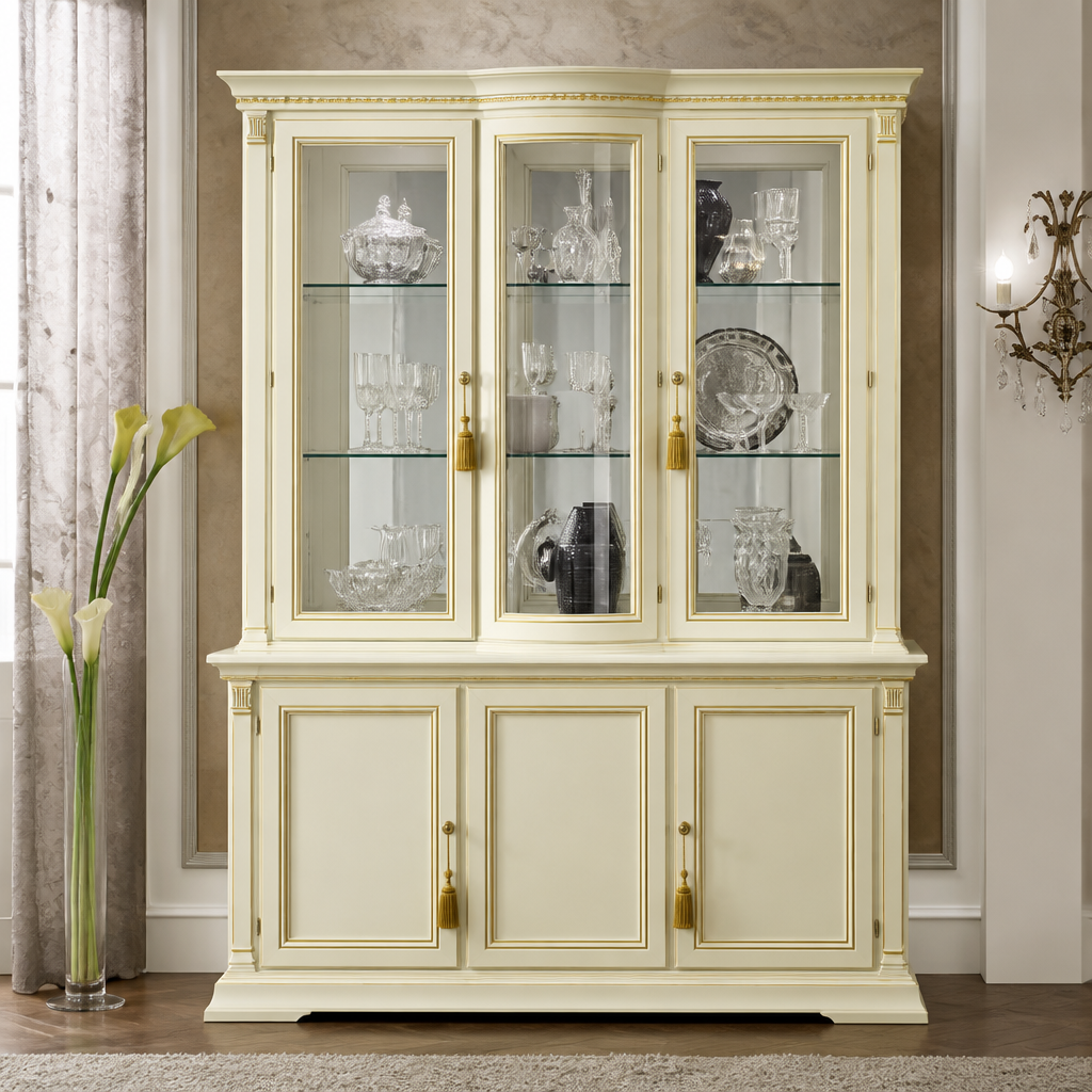 Корпусной шкаф, со стеклом, дверцы, K120