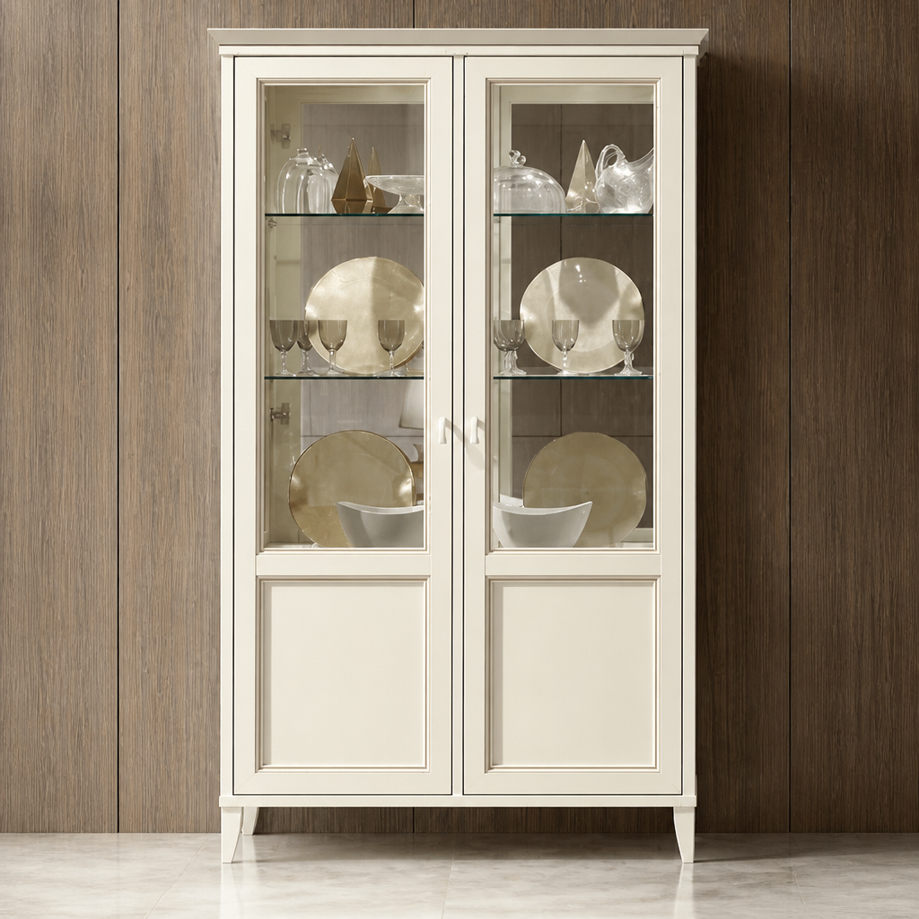 Корпусной шкаф, 2 дверцы, серебристый K122