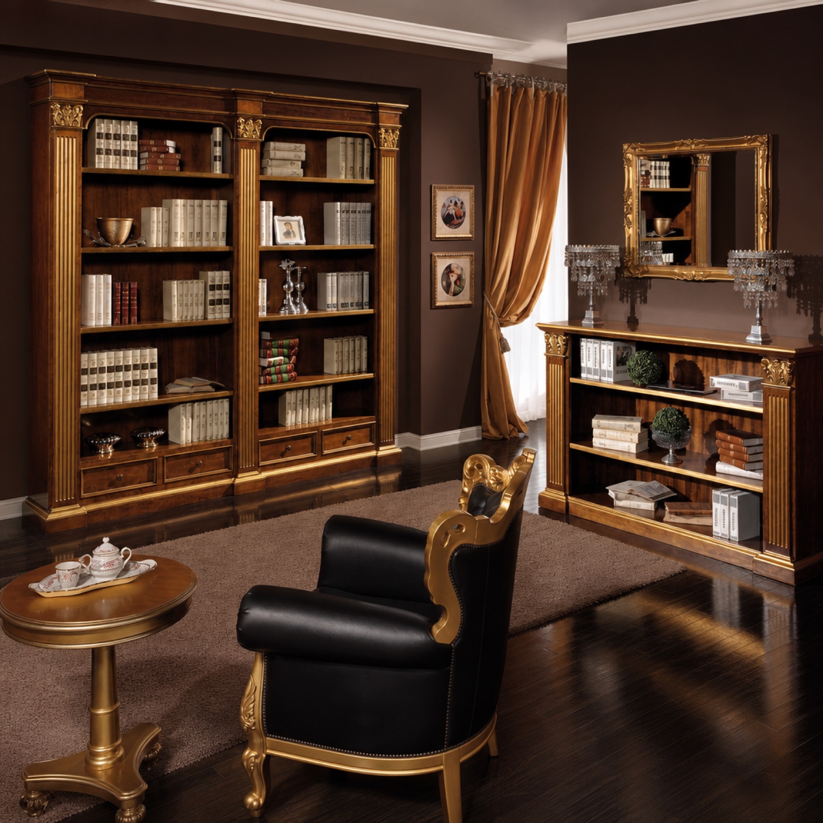 Библиотека, с пилястрами, B84