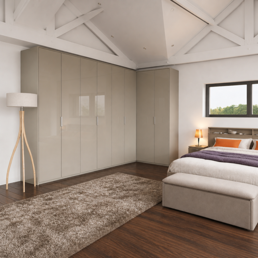 В интерьере
